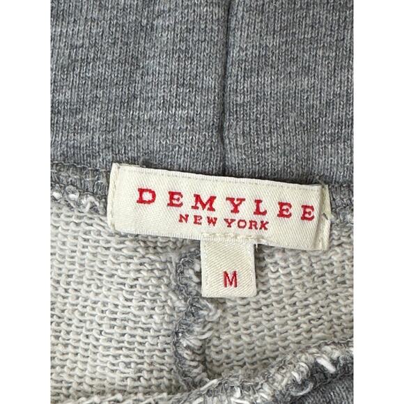 Demylee High Rise Sweatpants Gray Slash Pockets Leisure Casual Activewear M - Picture 3 of 10